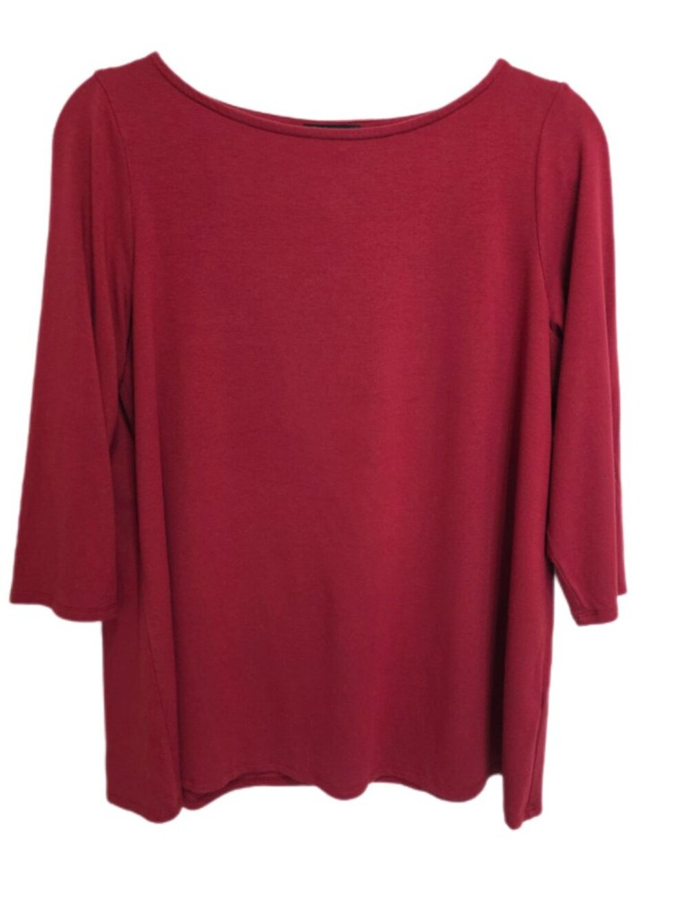1441 Designer Eileen Fisher 3/4 Sleeve Pullover Tunic Sz.L Womens